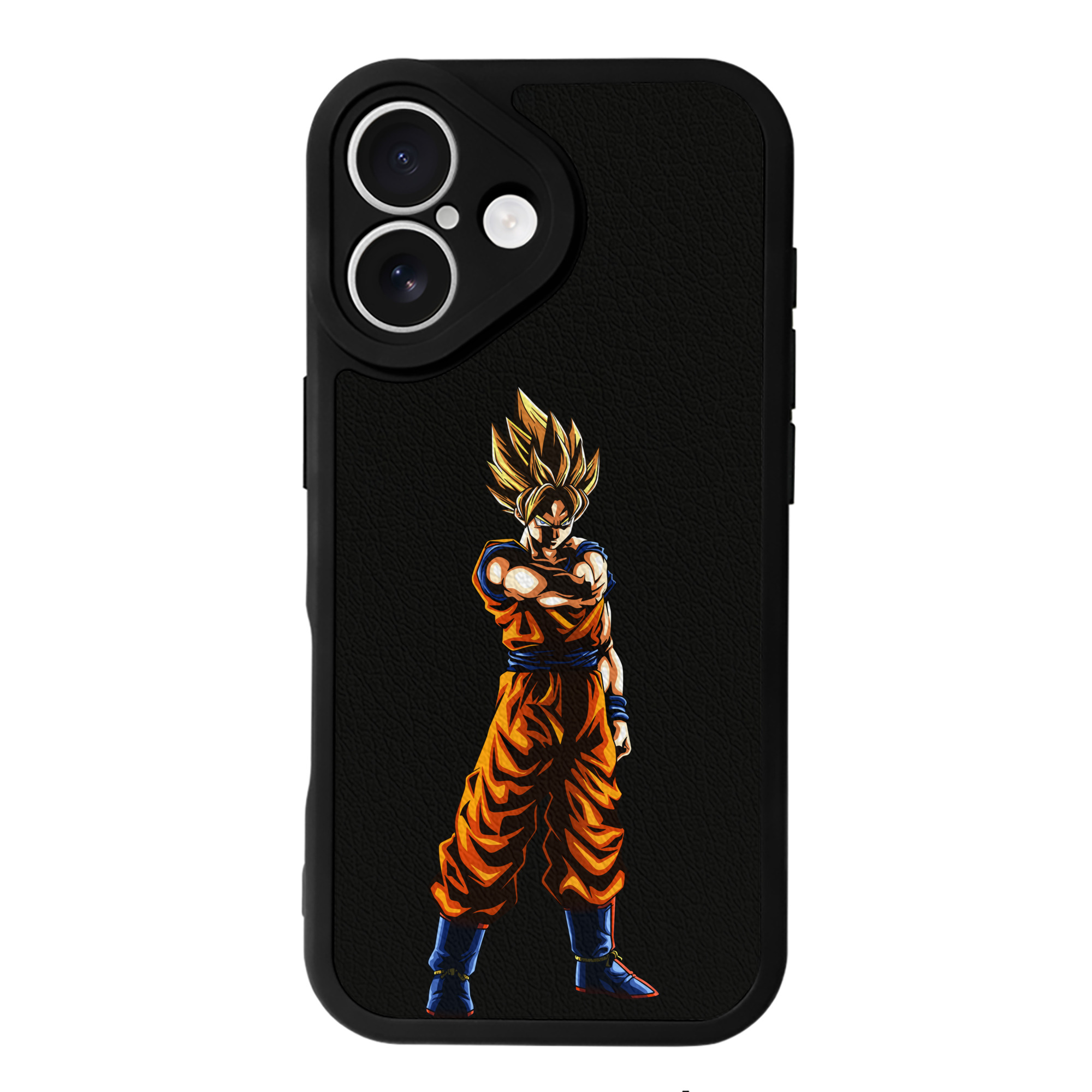（画像用） ドラゴンボール 孫 悟飯（そんごはん）DRAGON BALL Son Gohan 【iPhone 16シリーズ対応】シリコンスマホケース（レザー調） 材質：シリコン
